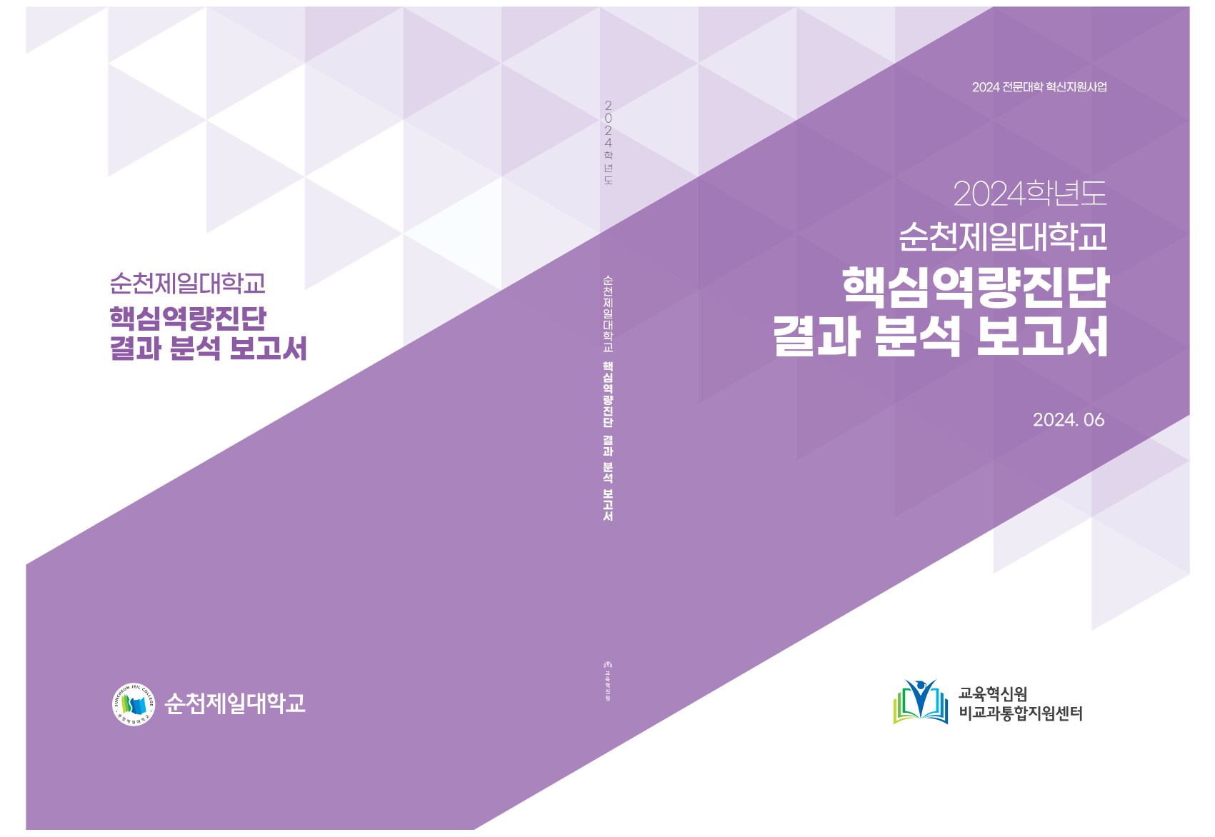 2024학년도 순천제일대학교 핵심역량진단 결과 분석 보고서 관련된 이미지 입니다